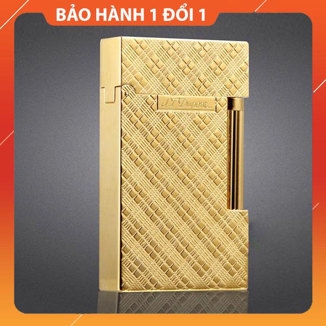 Hộp Quẹt Bật Lửa Ga Đá Dupont Ô Vuông D47V Chuyên Dụng Cho Các Tín Đồ, Khẳng Định Đẳng Cấp Phái Mạnh