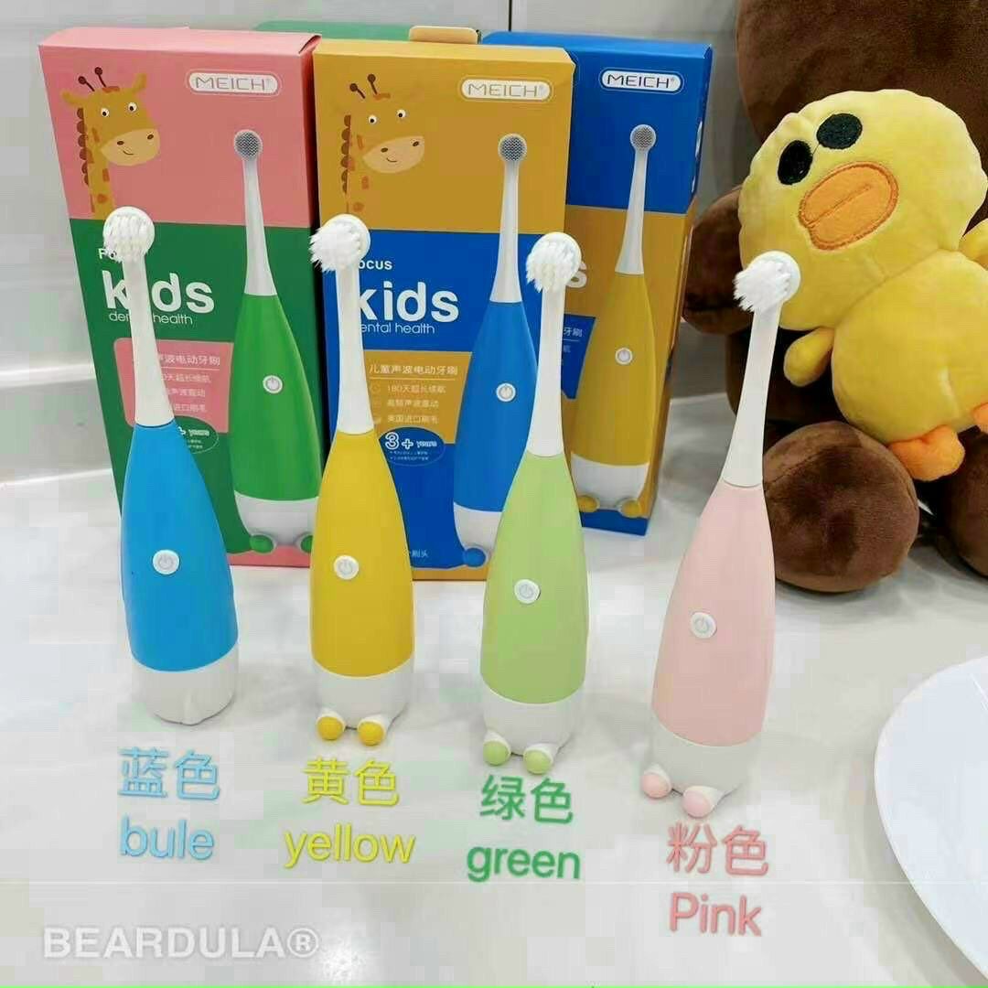 Bàn chải đánh răng điện, bàn chải đánh răng cho bé, bàn chải đánh răng tự động cho bé - Gia dụng thông minh HD