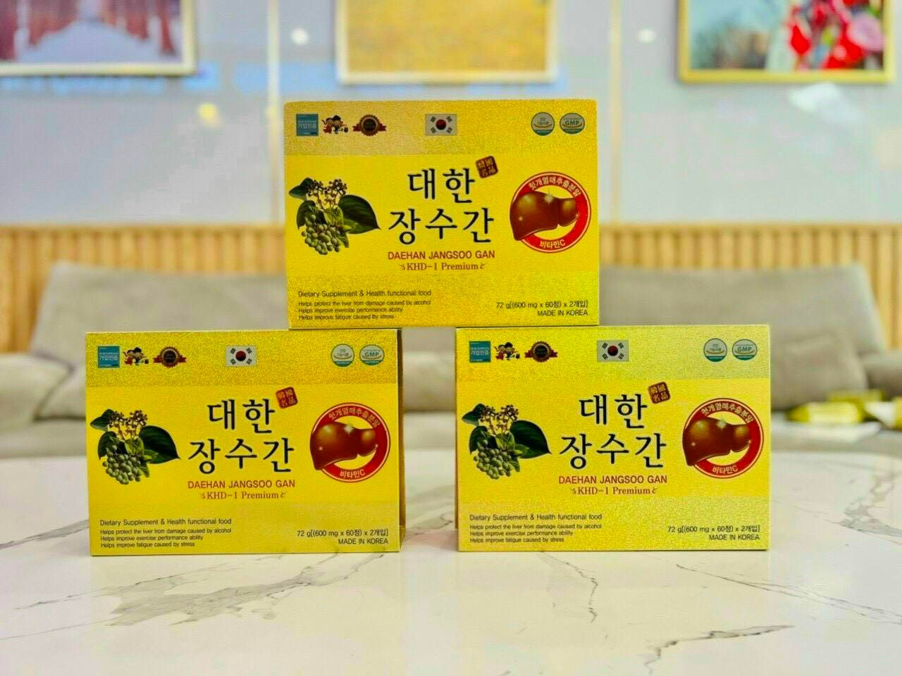 Bổ Gan Chính Phủ Daehan Jangsoo Hàn Quốc hộp 120 viên