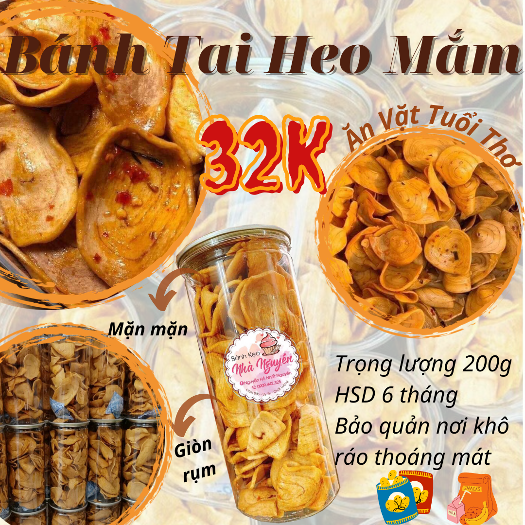 Bánh tai heo mắm