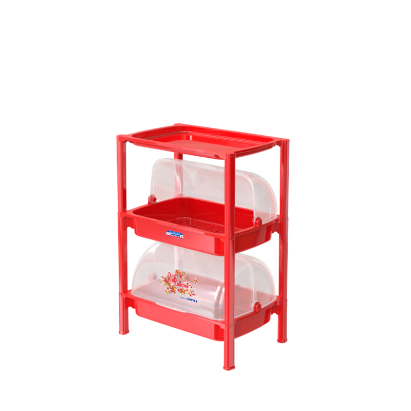 [HCM]Kệ chén cao cấp Duy Tân nắp lớn 2 ngăn -  59.5 x 40.5 x 86.6 cm