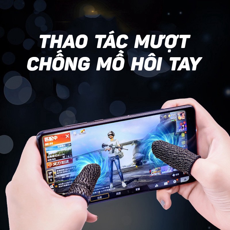 Bao tay Chơi Game Chống Thầm Mồ Hôi Siêu Đã I Mềm Mượt I Thoáng Khí