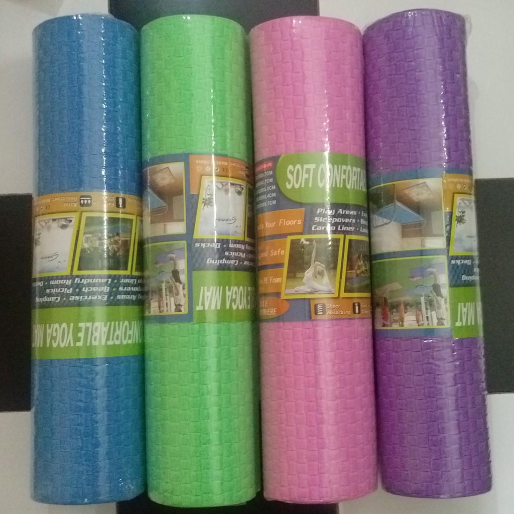Thảm tập Yoga siêu cao cấp 1 lớp dày 7-8mm
