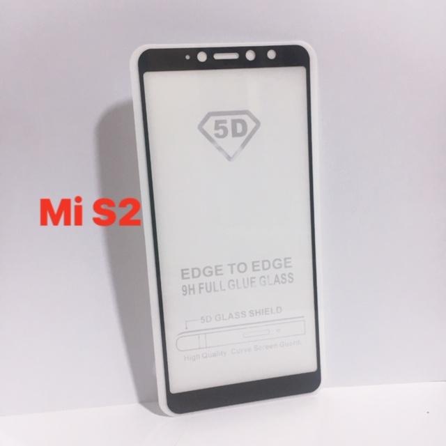 combo 2 kính cường lực Full màn hình cho Xiaomi Mi S2 (Đen)