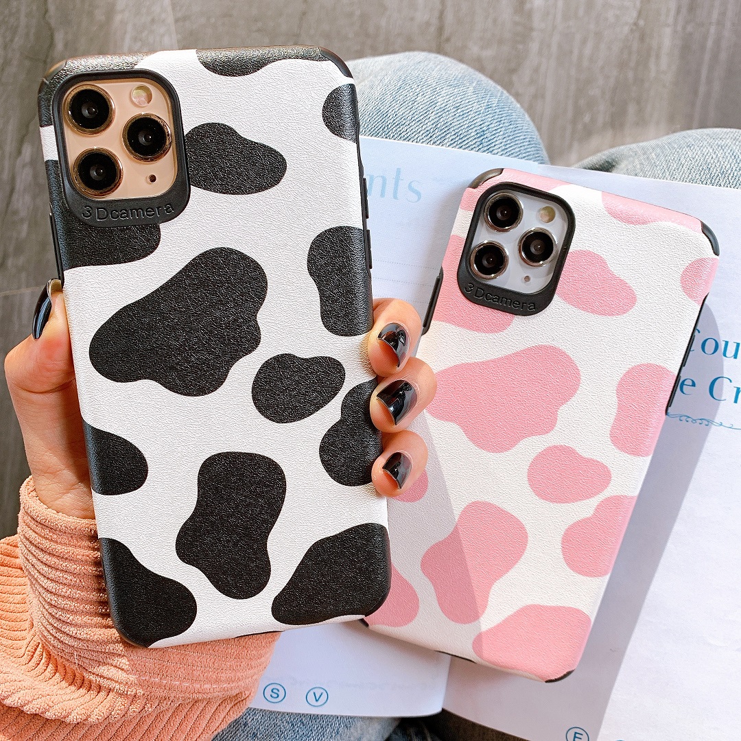 Ốp Lưng Da IMD Bò Sữa