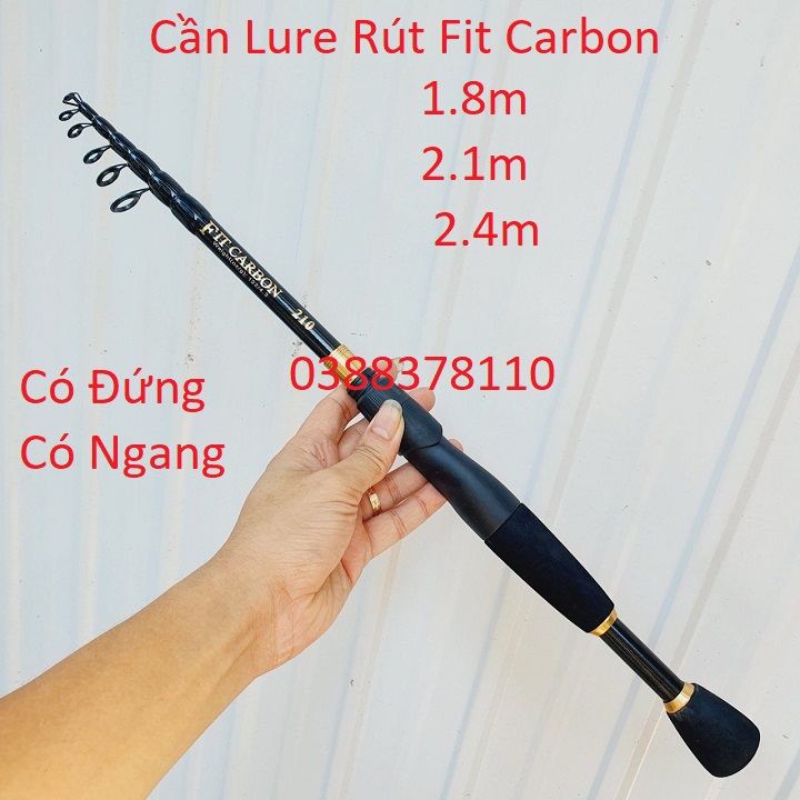Cần câu lure rút fit carbon - cmr 6