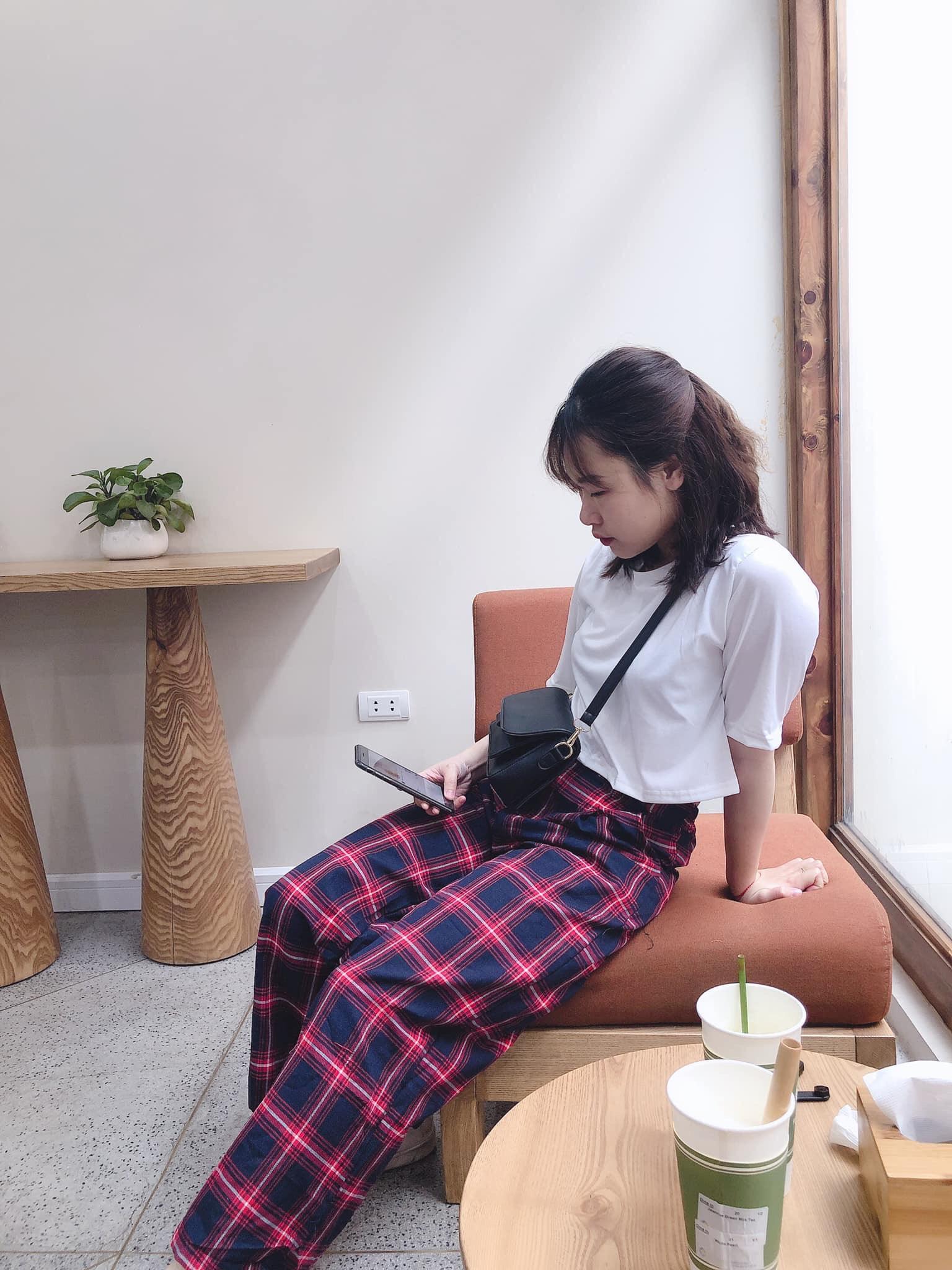Quần Cullote kẻ caro