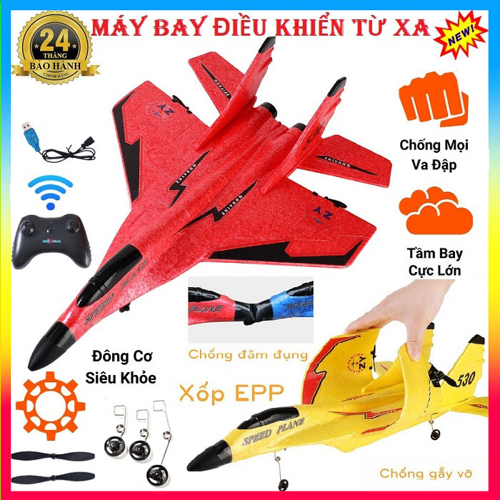 Máy bay xốp điều khiển từ xa ZY530 Pro máy bay phản lực điều khiển từ xa đồ chơi mô hình cho trẻ em