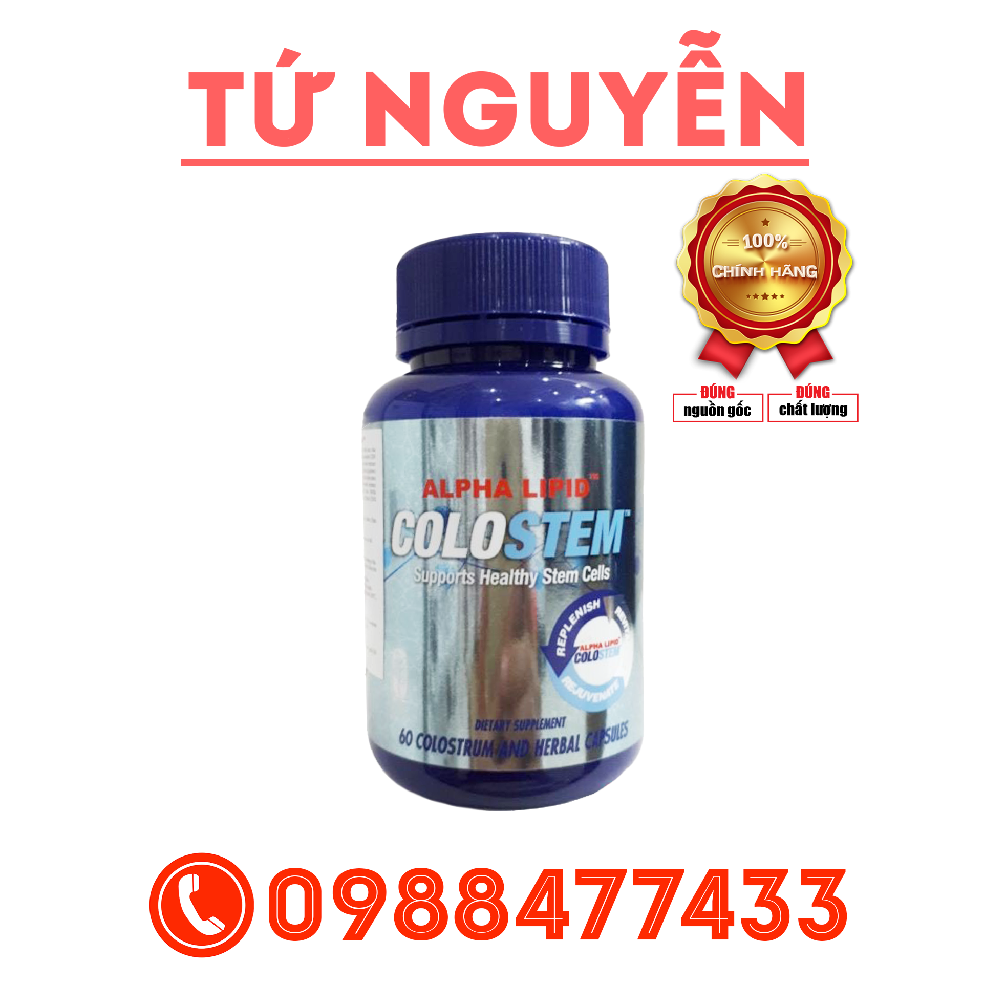Alpha Lipid Colostem - Giúp tái tạo tế bào gốc
