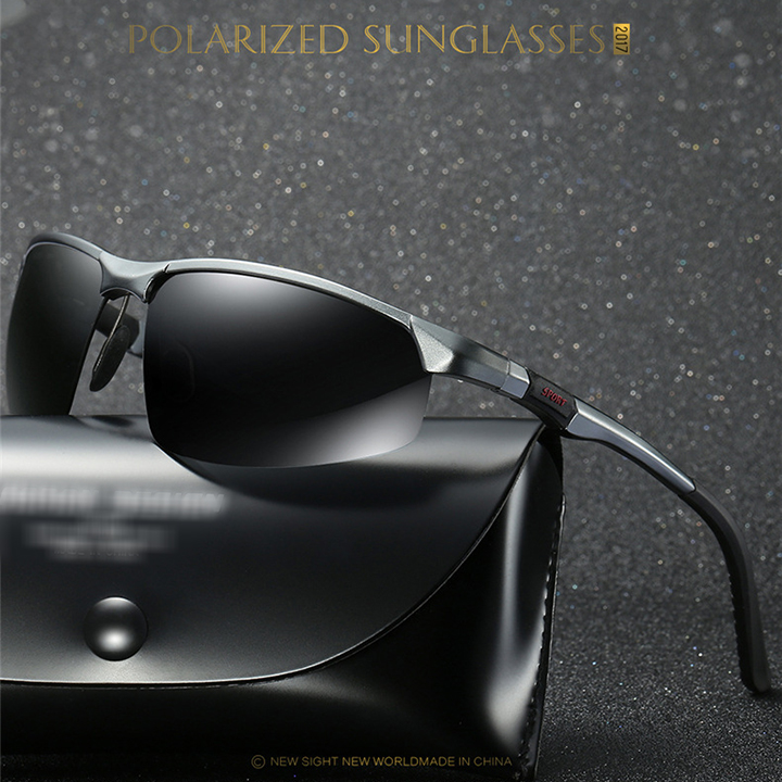 Kính râm, kính mát nam AORON, mắt kính phân cực polarized chống chói, chống tia UV400 tặng kèm hộp và khăn lau - MK1818 - MK1819