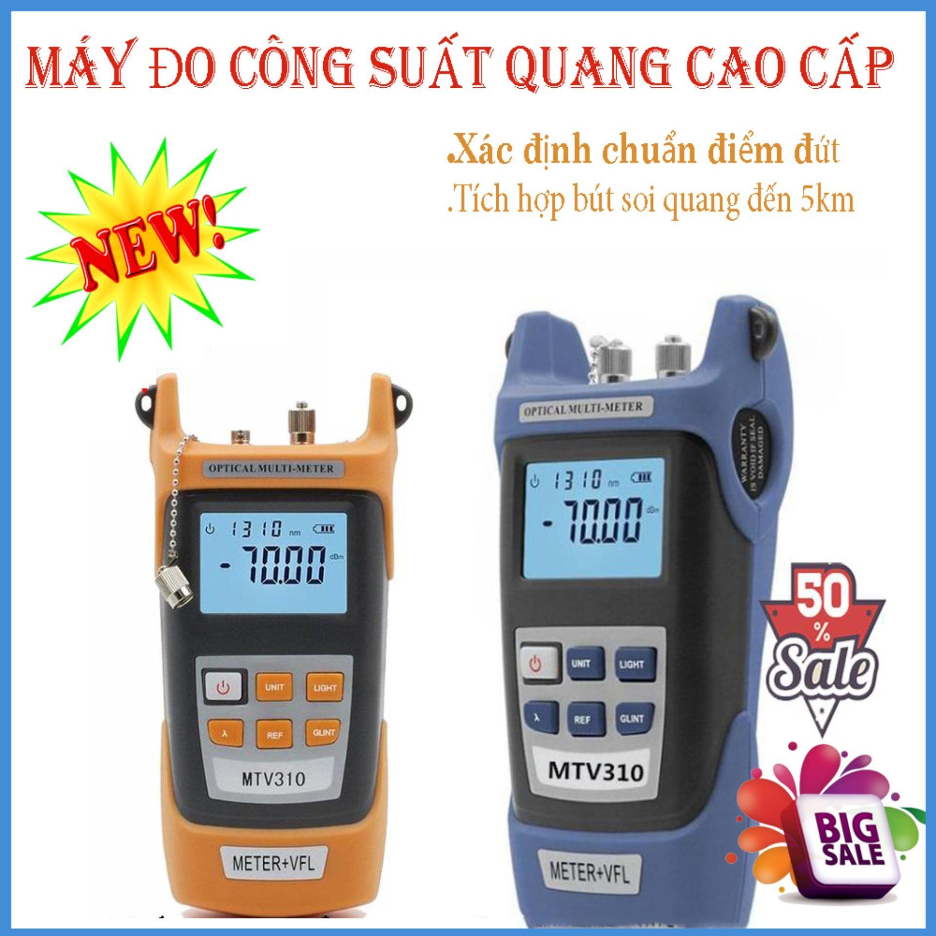 Máy đo công suất quang mtv310 tích hợp bút soi quang 5km giá rẻ, bền, đẹp, chính xác, bảo hành uy tín bởi click ber.