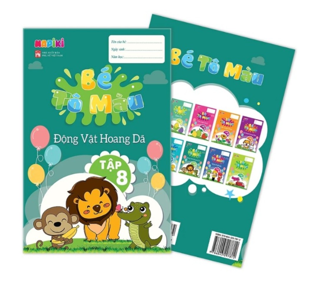 Nhiều chủ đề- Sách tô màu cho bé