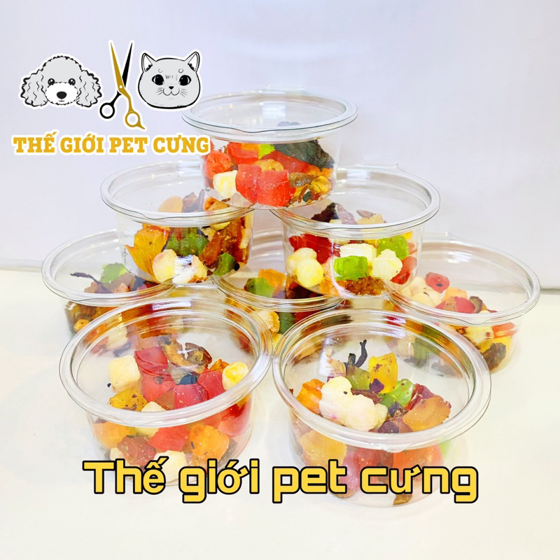 Salad Trái Cây Tươi Giàu Vitamin Hamster Thỏ Bọ Nhím Sóc