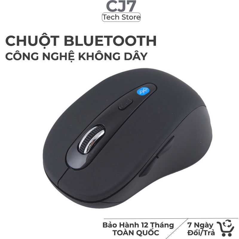 Chuột không dây Bluetooth không cần đầu thu 6 phím kết nối tín hiệu khỏe,nhẹ, tiết kiệm pin giá rẻ - cj7tech