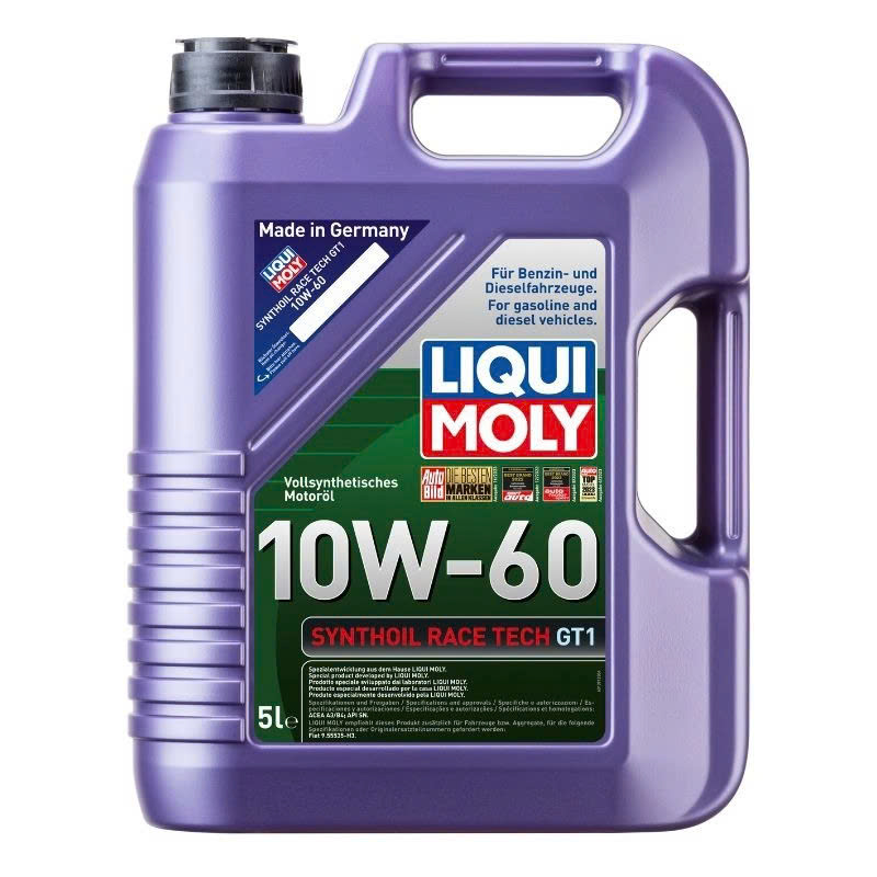 DẦU NHỚT ĐỘNG CƠ Ô TÔ LIQUI MOLY SYNTHOIL RACE TECH GT1 10W-60 5L - 8909 MADE IN GERMANY