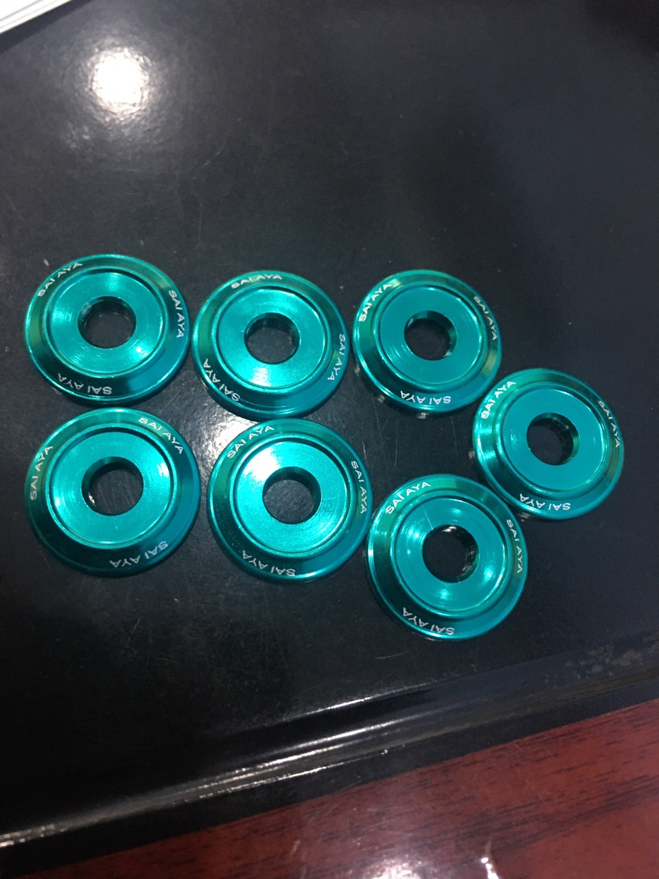 Lông đền nhôm chêm ốc Salaya mọi vị trí 6li 8li 10li 12li đủ màu