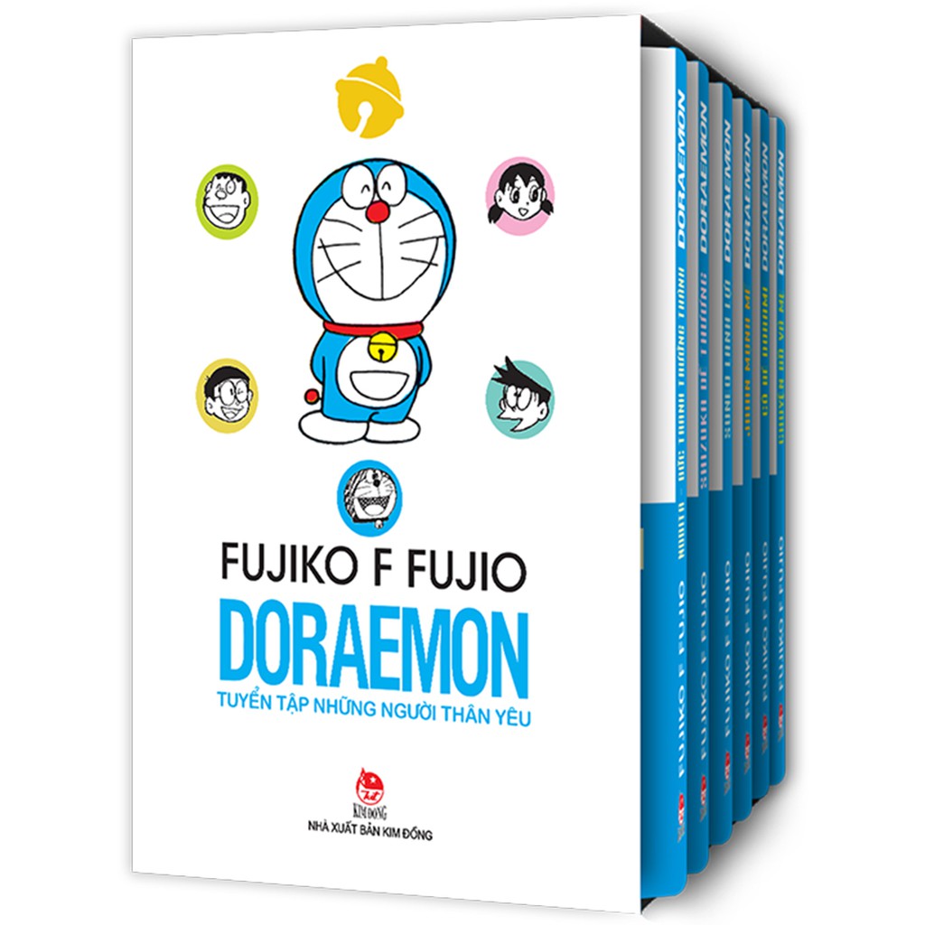 Sách - Boxset Doraemon - Combo Những Người Bạn Thân Yêu Bộ 6 Cuốn (Ấn bản đặc biệt kỉ niệm 50 năm Doraemon ra đời)