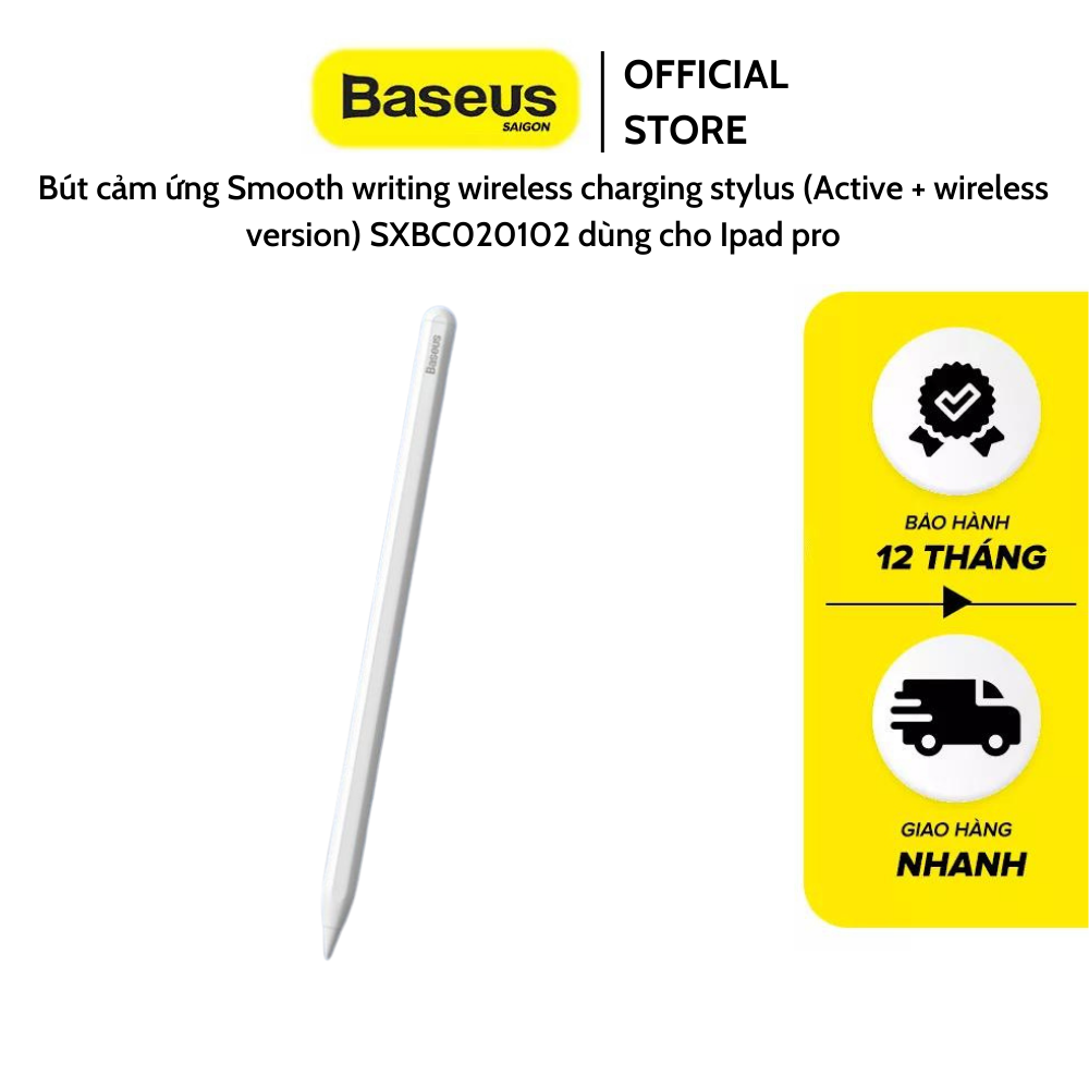 Bút cảm ứng Smooth writing wireless charging stylus SXBC020102 dùng cho Ipad pro