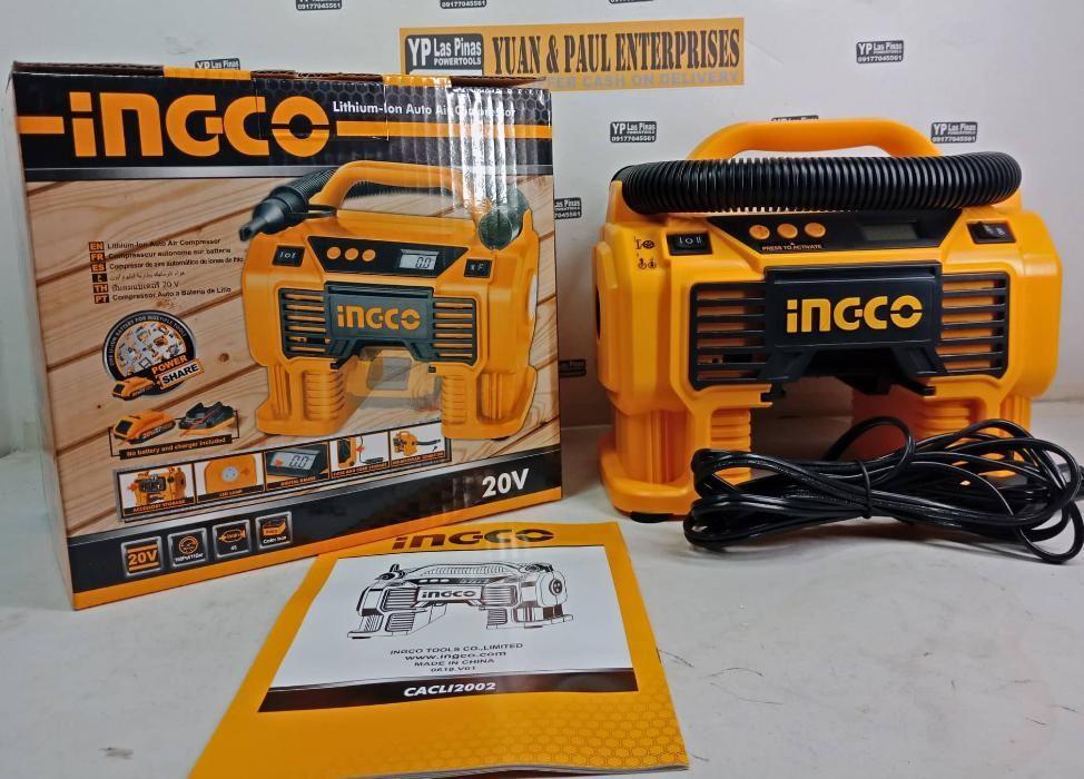20v máy nén khí tự động dùng pin ingco cacli2002
