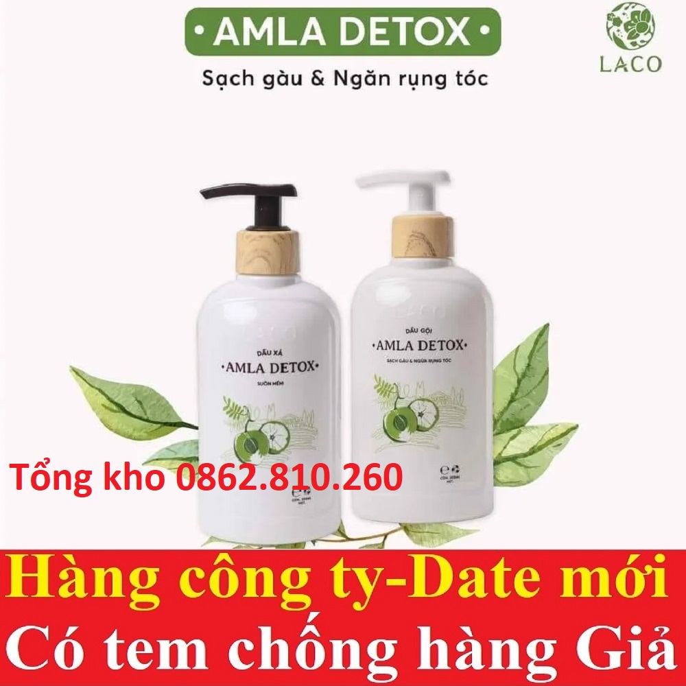 Set shampoo + conditioner LACO organic Amla detox enclosed spray hair