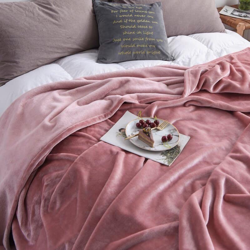 Chăn lông thỏ Blanket, mền lông thỏ Blanket 2,5kg, ấm áp, êm ái, Sales shock