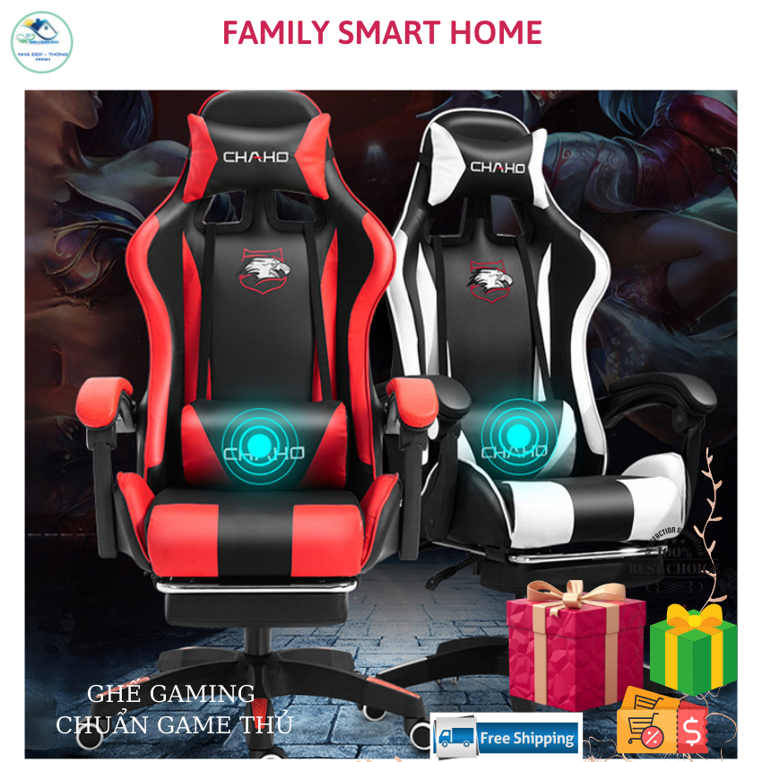 Ghế chơi game đa chức năng athome - m072 kết cấu đặc biệt chống mỏi lưng, độ êm cao giá rẻ