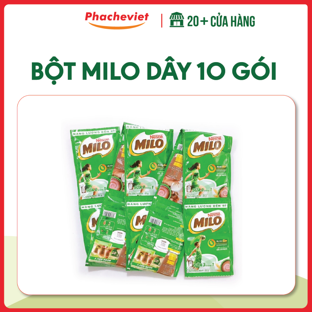 Bột milo dây 10 gói