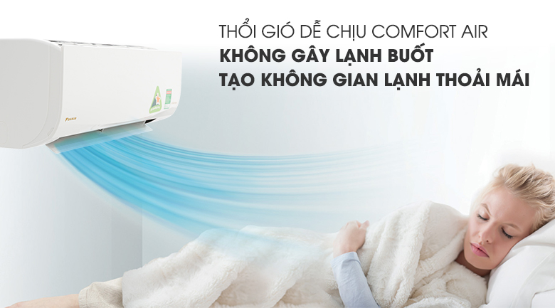 Chế độ thổi gió dễ chịu - Máy lạnh Daikin Inverter 2 HP FTKQ50SAVMV