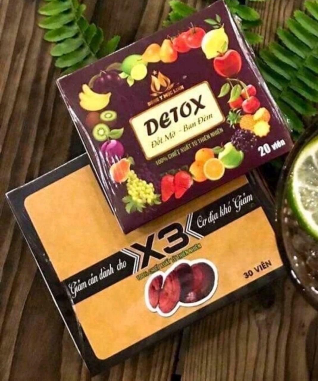 giảm cân Đông Y Mộc Linh x3 tặng detox