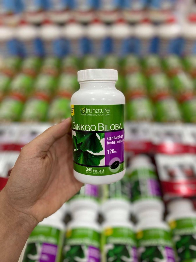 [HCM]Viên Uống Bổ Não Trunature Ginkgo Biloba Mua từ 2 sản phẩm tặng 1 chai dầu nóng 
