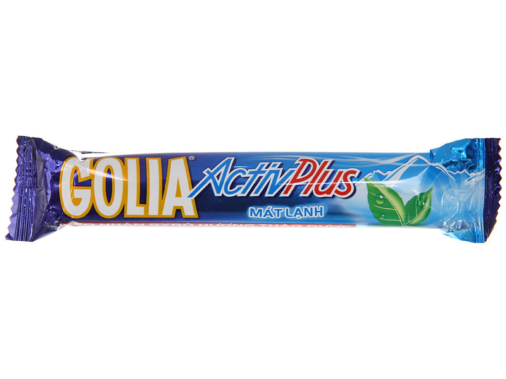 1 lốc gồm 16 thỏi kẹo Golia ActivPlus nhân syrô thảo dược thỏi 29.5g