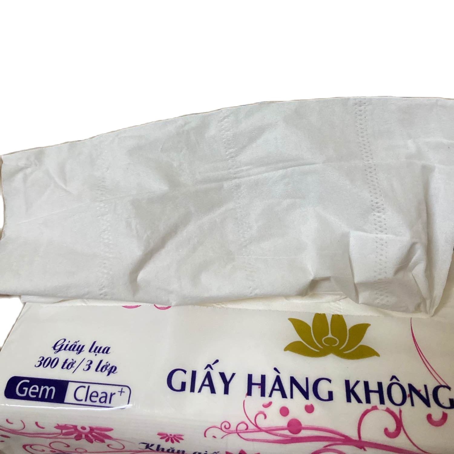 Khăn giấy rút mềm, mịn 300 tờ 3 lớp loại 1- 250gram
