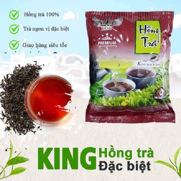 Hồng Trà Premium King đỏ - bịch lớn 1kg