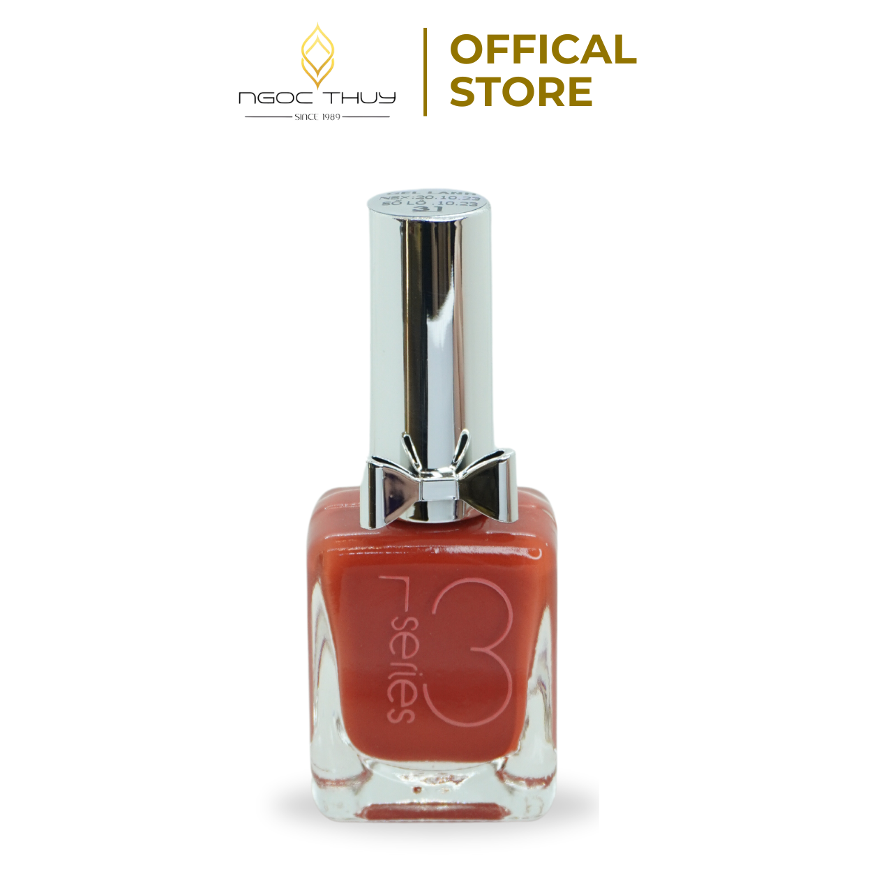 Sơn móng tay gel lạnh không hơ máy ngọc thủy nail 15ml - mã nt13 | tone cam