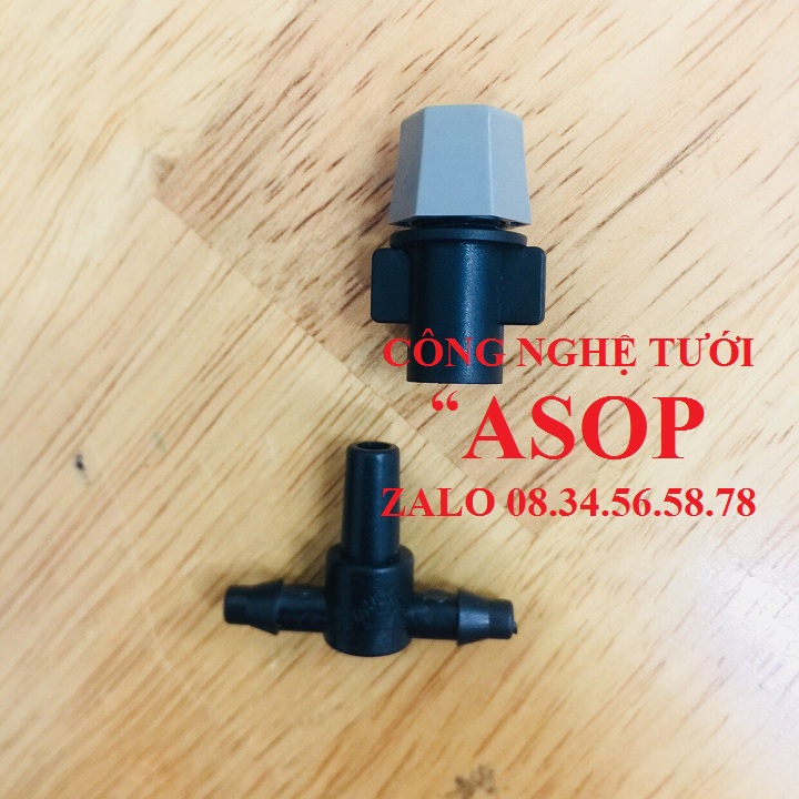 20 béc phun sương asop 1 cửa kèm chia 3 - màu xám