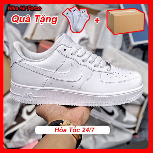 Giày Air Force 1 All White, Giày AF1 Trắng Hàng cao Cấp thể thao Nam Nữ /Giày quảng châu 68