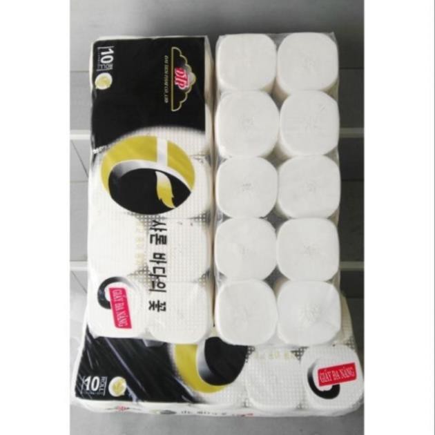 Giấy Vệ Sinh Hải Hoa Đen Không Lõi 10 Cuộn Siêu Mềm Mịn