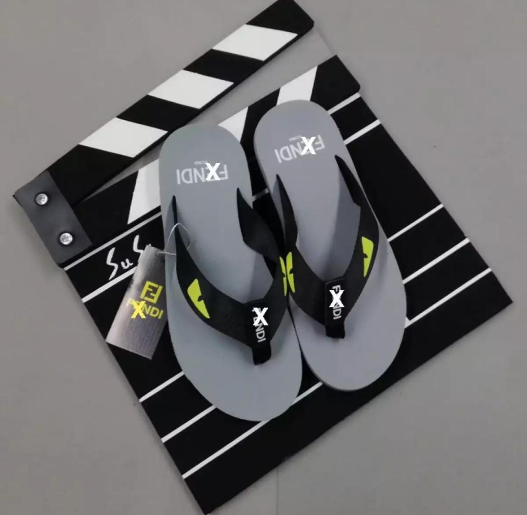 [HCM]Dép kẹp nam FD mắt cáo thời trang xám