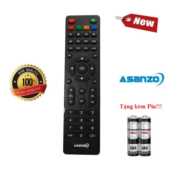 Điều khiển tivi Asanzo - Hàng tốt