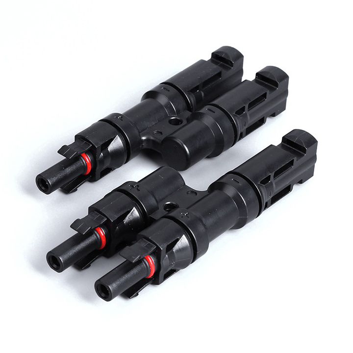 Cặp Jack kết nối phân nhánh MC4 2 đầu ra 1 MMF và FFM cút nối chuyên dụng cho cáp pin năng lượng mặt trời