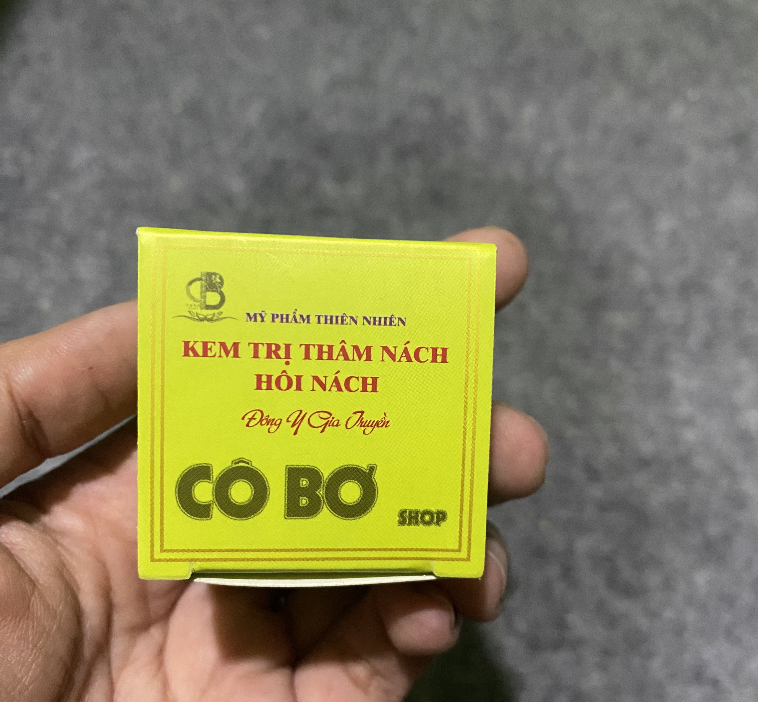 Kem cô bơ giảm thâm nách, hết hôi nách, kem đông y gia truyền