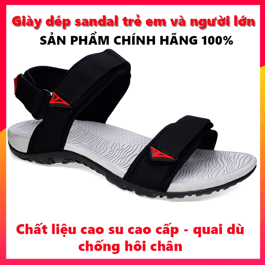 Giày Sandal nam đi học cấp 3 quai dù, xăng dan có quai hậu, dép sandal nam nữ mới 2020