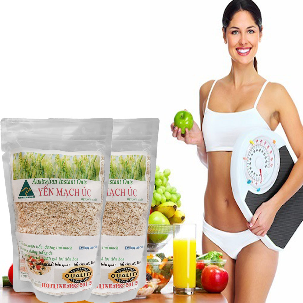 2kg yến mạch úc