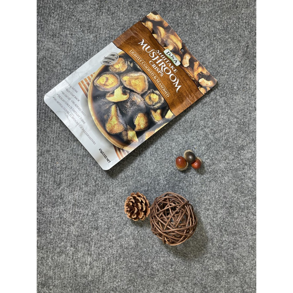 Nấm hương sấy giòn Bịch 65gram