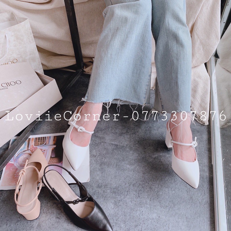 [HCM]SANDAL NỮ CAO GÓT LOVIIECORNER- GIÀY CAO GÓT BÍT MŨI NHỌN THỜI TRANG 5P - GIÀY SANDAL MŨI NHỌN ĐẾ VUÔNG G201223