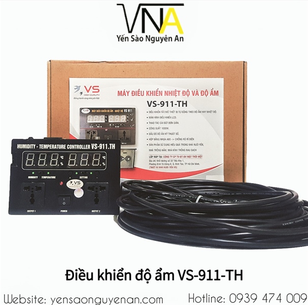 Thiết bị điều khiển nhiệt độ - ẩm độ  VS-911-TH