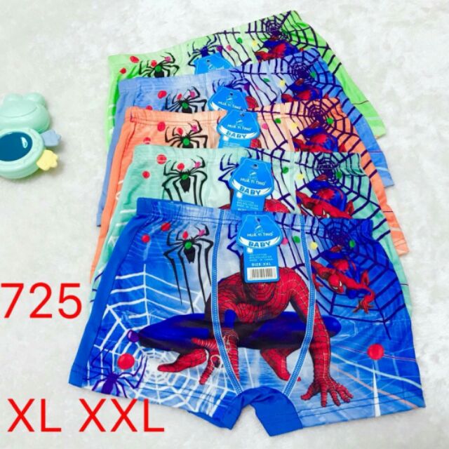 BỘ 5 QUẦN SỊP ĐÙI SIÊU NHÂN BÉ TRAI 9-25KG