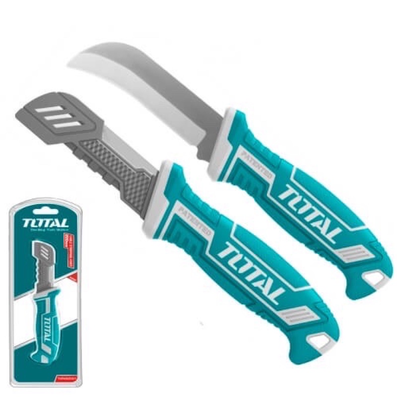 Dao tước dây cáp lưỡi thẳng, lưỡi cong 200mm TOTAL THT51881 và THT51882, rất sắc, thép cao cấp, Bh 12 tháng Tools and Hardware