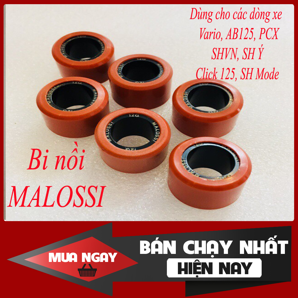 Bi nồi độ malossi cho xe honda vario, ab125, pcx, shvn, sh ý, click 125, sh mode