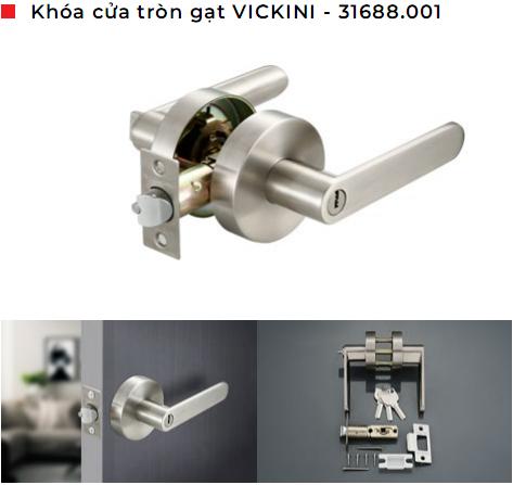 Khóa tròn gạt vickini 31688.001 ss